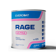 Evercoat Rage Ultra front container showing product label and size benefits