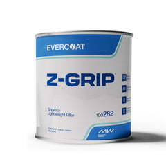 Evercoat Z-Grip filler front can showing product branding and capacity benefit
