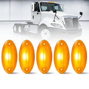 EVERESTHD front view of cab marker lights showing bright amber visibility