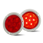 EVERESTHD front view round trailer light showing clear illumination benefit