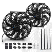 EVERESTWAY front view of 12-inch fan showing airflow and compact design benefit
