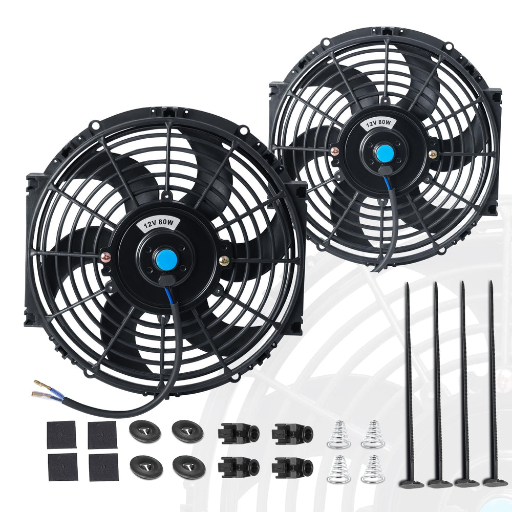 EVERESTWAY front view 10-inch fan showing airflow and robust housing benefit