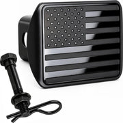 eVerHITCH front view showing matte black face offering patriotic style and protection