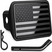 eVerHITCH front view showing USA flag faceplate for polished patriotic protection