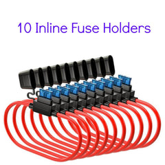 Everything Automobiles inline fuse holder detail showing waterproof cap for protection