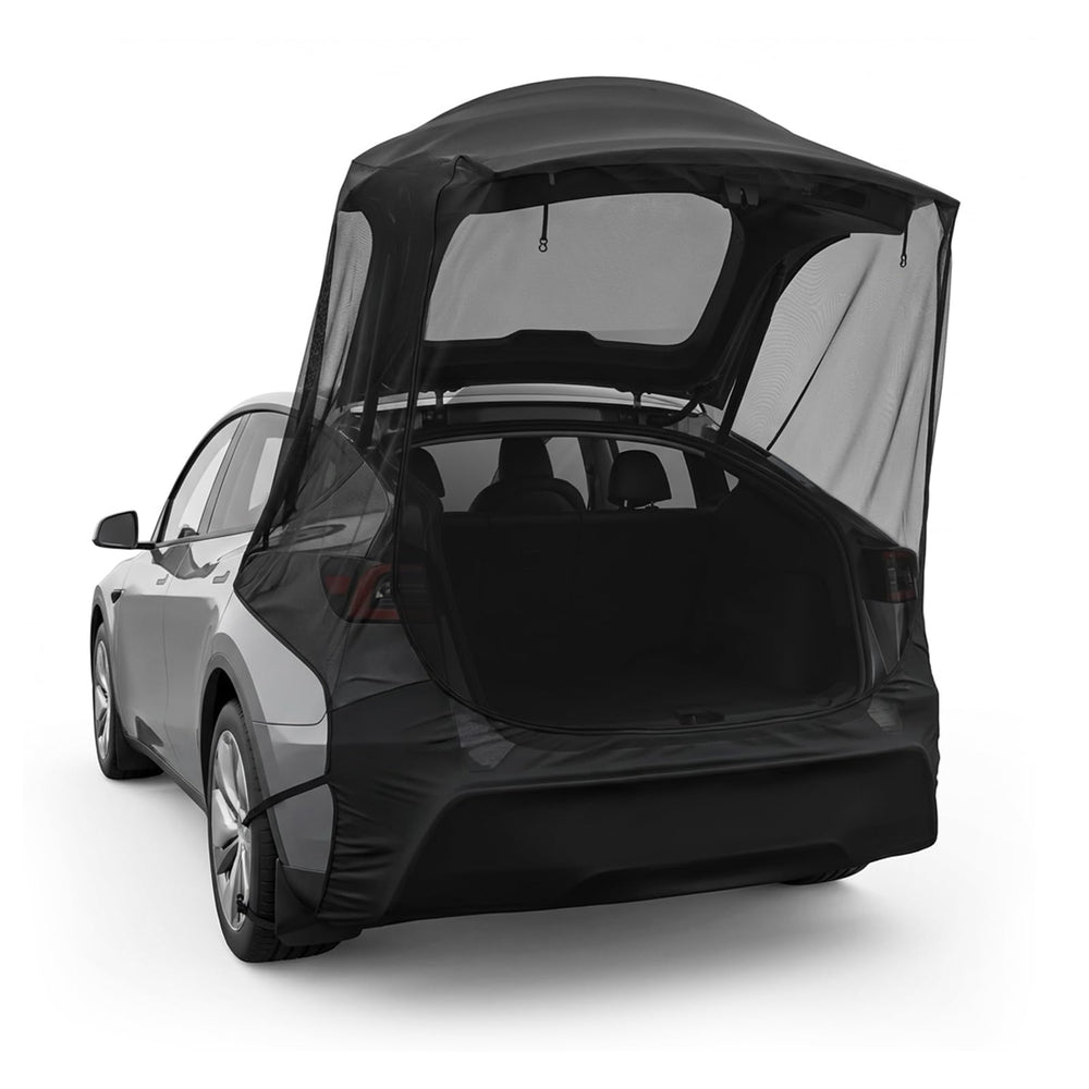 EVFITUS front packaging showing product and fit for Model Y, highlighting quick setup benefit