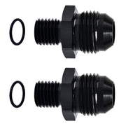 EVIL ENERGY adapter front view showing flare and metric ends for clear identification