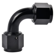 EVIL ENERGY front view of AN10 90° swivel coupler showing compact profile and finish