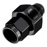 EVIL ENERGY front view of AN6 take-off fitting showing compact design and easy mounting