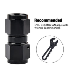 EVIL ENERGY coupler held in hand showing size and portability for workshop convenience