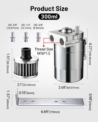 EVIL ENERGY breather filter detail illustrating airflow and filtration benefit for vented setups