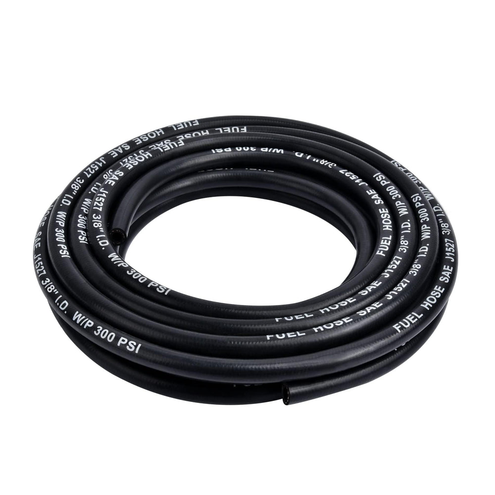 EVIL ENERGY front view of 25ft hose coil shows compact storage and easy handling