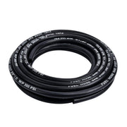 EVIL ENERGY front view of 25ft hose coil shows compact storage and easy handling
