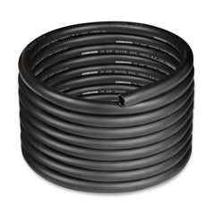 EVIL ENERGY front view of 20ft heater hose showing label and coil; durable storage benefit