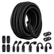 EVIL ENERGY front packaging of 6AN fuel line kit shows contents and benefits