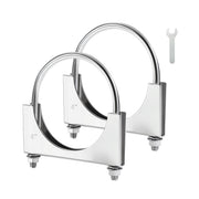 EVIL ENERGY front view of 4-inch U-bolt clamp showing durable design and fit