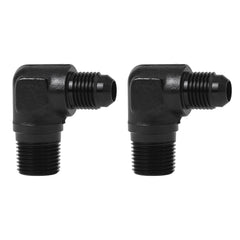EVIL ENERGY front view of 90° adapter showing shape and finish, durable fit