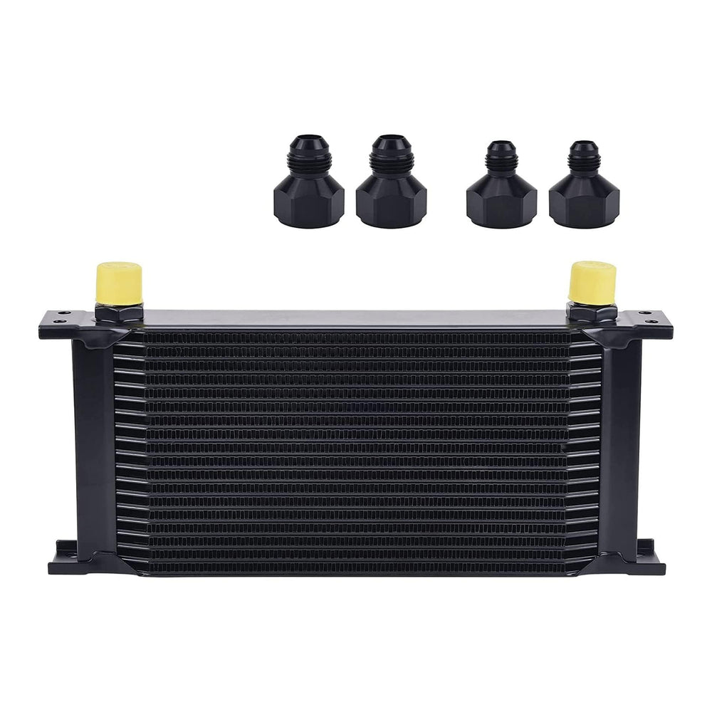 EVIL ENERGY front view oil cooler showing compact footprint and airflow benefit
