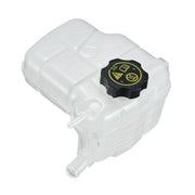 EVIL ENERGY front view of coolant reservoir showing shape and mounting points for easy replacement