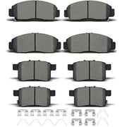evkingauto front pack image showing pads and clips, highlighting correct fit