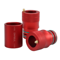 evrbul front view showing both 40mm and 44mm greaser plugs and clean finish for easy identification