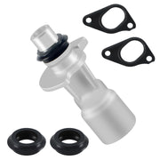 EVRBUL front view of inlet connector showing robust aluminum construction and fitment