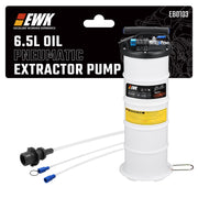 EWK front view of oil extractor showing compact design and portability benefit