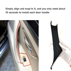 EXcarlive close-up of driver-side pull handle cover highlighting precise fit