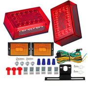 EXERAUO front view of 6-inch taillight showing compact design and bright LEDs