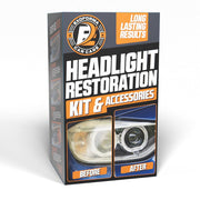 ExoForma front packaging showing kit and benefits for clearer headlights