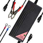 ExpertPower front view charger showing compact design and ports for easy storage