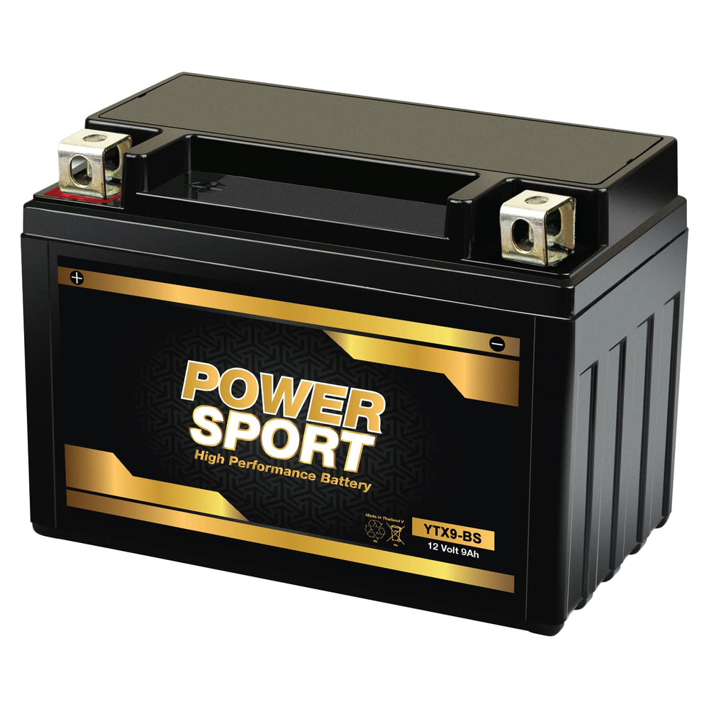 ExpertPower battery front view showing compact sealed case and durable construction benefit