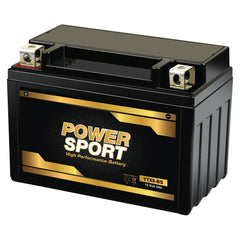 ExpertPower battery front view showing compact sealed case and durable construction benefit