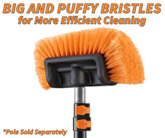 EXTEND-A-REACH close-up of ultra-soft bristles highlighting scratch-free performance