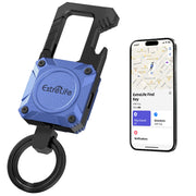 ExtreLife front view showing Glacier Blue keychain and brand reliability