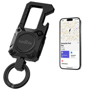 ExtreLife keychain front view showing tracker and durable finish for reliable locating