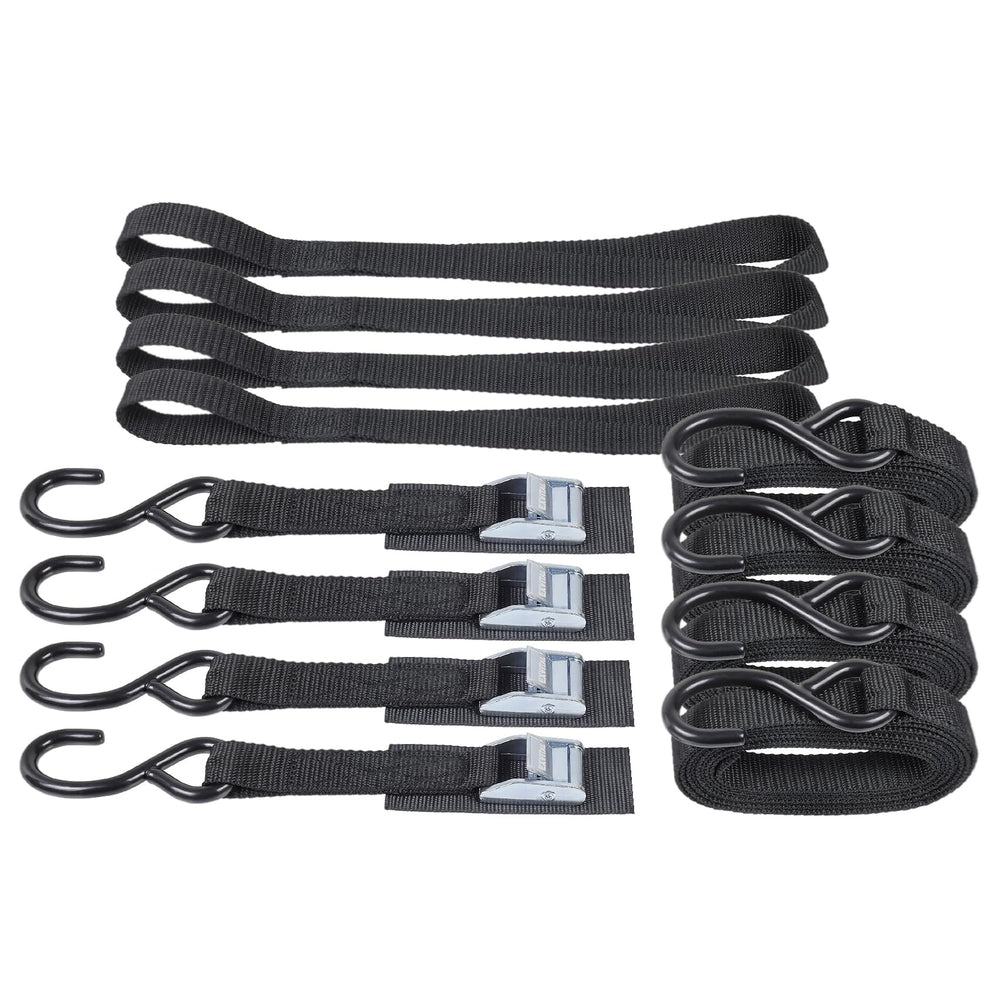 EXVITAL front packaging showing full strap kit and included soft loops for convenience
