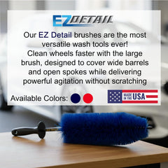 EZ Detail close-up of nylon bristles resisting chemicals and grit