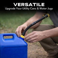 EZ-POUR base caps and vent detail showing secure universal fit