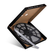 EZISOE front packaging of adhesive wheel weight roll showing quantity and color, durable supply benefit
