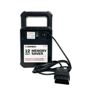 EZRED MS4000 front view showing compact housing and OBDII cable, protects vehicle memory