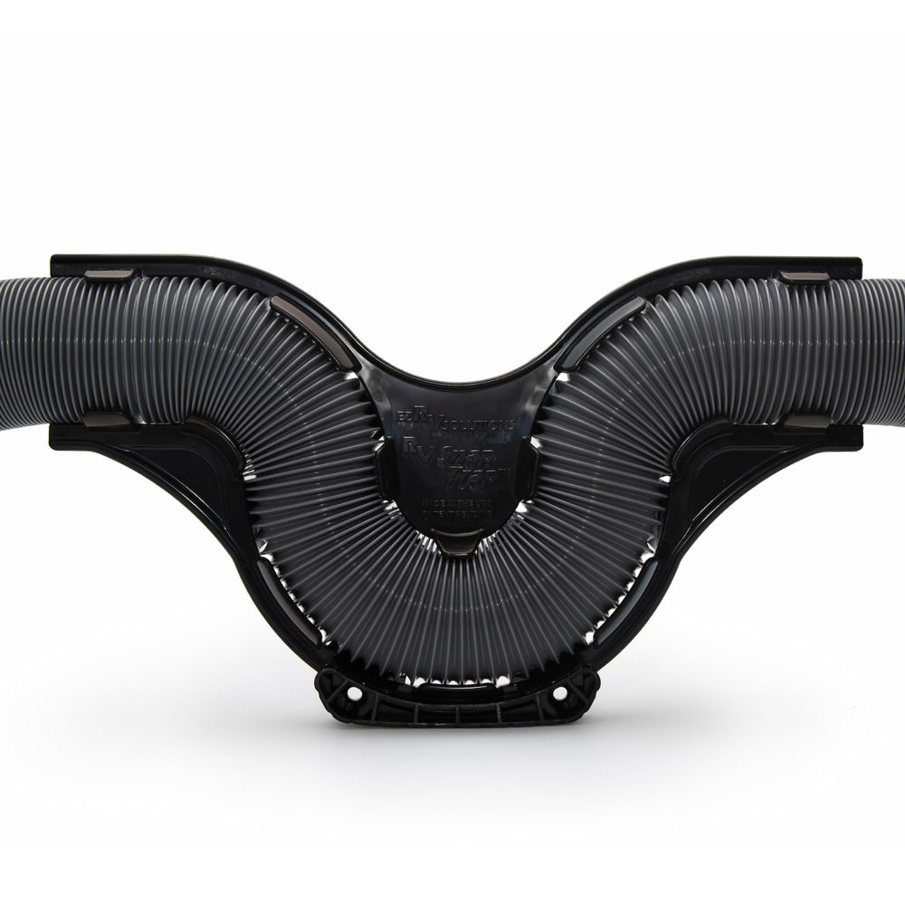 EZ RV Solutions snap trap front view shows compact design and easy install benefit