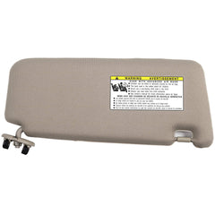 Ezzy Auto installed visor in Camry driver position demonstrating correct fit