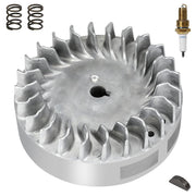 FVRITO flywheel front face showing rotor design and balanced profile for smoother revving