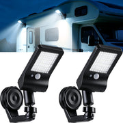 FabStyl front view mounted on RV providing instant no-drill lighting