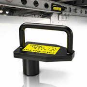 Fadachai front view showing trailer axle stop device, clear design and rugged build benefit