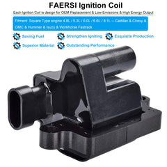 FAERSI coil pack copper winding closeup highlighting durable high-energy construction