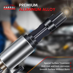 FAERSI close-up of solenoid tip, showing precision and oil control benefit
