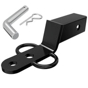 Famiron front view of assembled adapter showing multi-function towing versatility