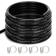 Fancat front view of 3/8 inch fuel line showing packaging and product benefit